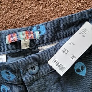 Alien Printed Blue Pants